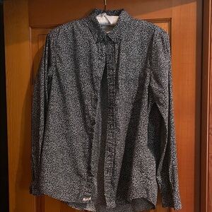 Denim & Supply Ralph Lauren Black and White Casual Shirt